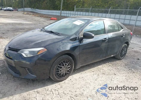 2016 Toyota Corolla Le from USA, damaged, VIN 2T1BURHE0GC593537
